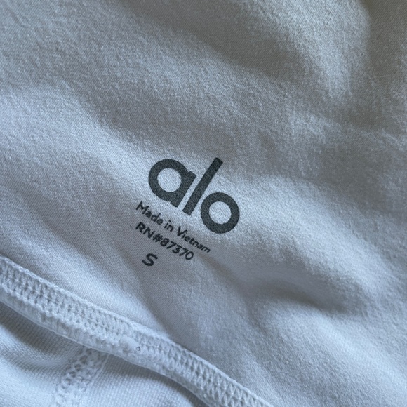 ALO Yoga High-Waist Moto Legging in White S - Picture 4 of 4